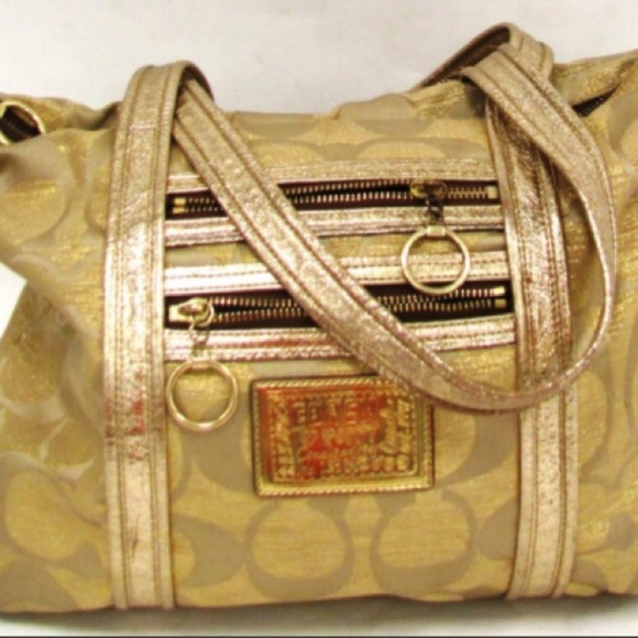 ✨COACH POPPY AUTHENTIC OP ART GLAMOUR HANDBAG✨ - Picture 12 of 13